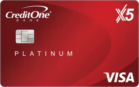 Credit One Bank® Platinum X5 Visa®