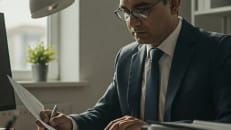 A business owner consolidating business debt. 