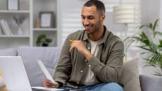 A man learning about reducing his taxable income in 2025. 