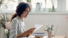 A small business owner applying for a small business loan without collateral. 