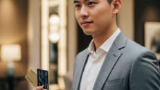 A man wondering if his premium credit cards are worth the fee. 