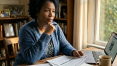 A Gen X borrower thinking about refinancing her student loan.