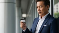 A man holding his credit card, wondering what parks he isn't aware of. 