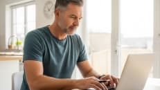 A man learning about installment loans and how it works. 