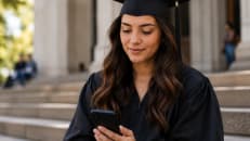 Recent graduate reviewing student loan repayment options.