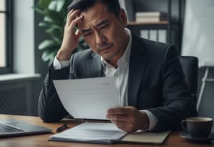 A business owner found out his business loan application was denied and wondering what to do about it.