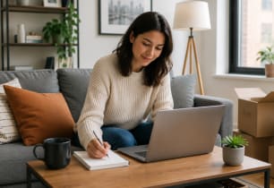 A renter finding out the cost of renters insurance.