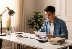 A man using proven strategies to avoid paying taxes on settlement money.