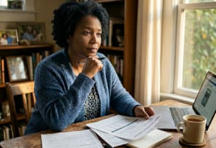 A Gen X borrower thinking about refinancing her student loan.