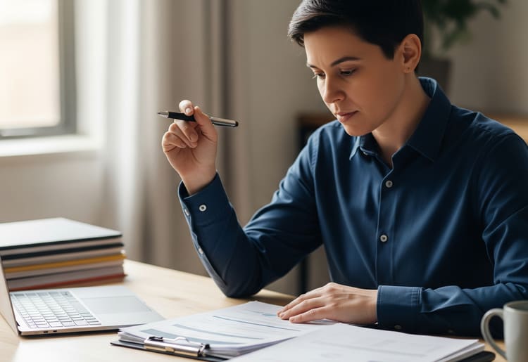 A person figuring out how bonuses are taxed. 
