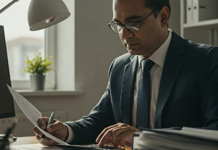 A business owner consolidating business debt. 