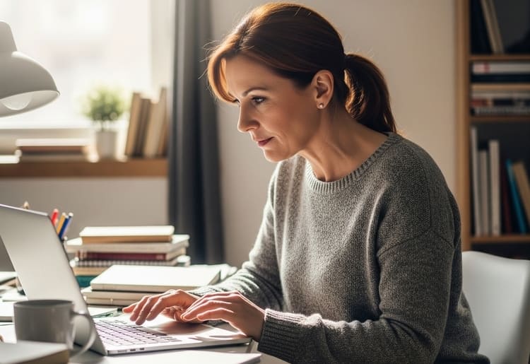 A woman learning how to cancel her life insurance.