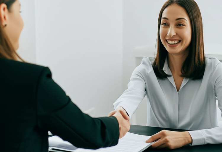 A woman that got her mortgage pre-approved.