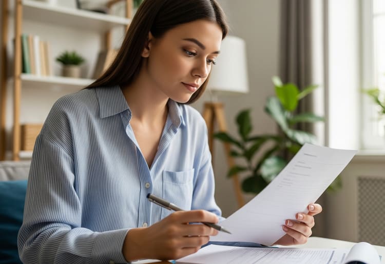 A woman learning about how much of a personal loan she can get.