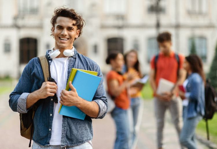 Hispanic male student